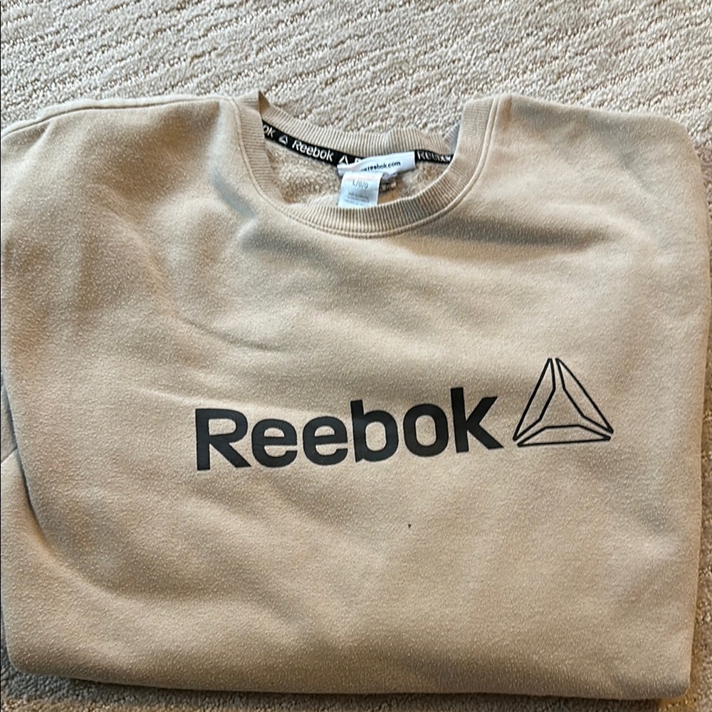 Reebok Beige Sweatshirt